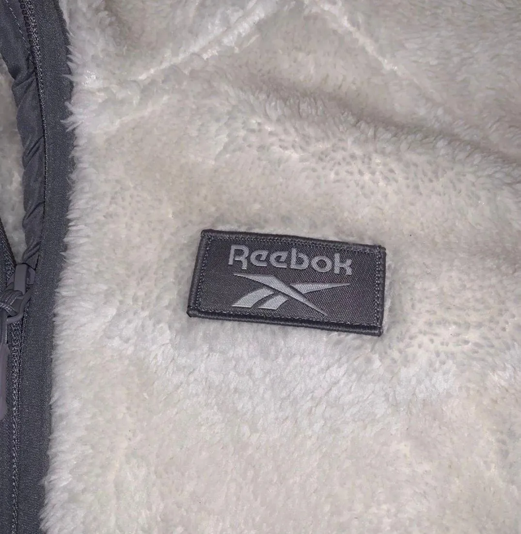 NEW!  Cream Fleece Fuzzy Zip Jacket w/ Hood - Image 4