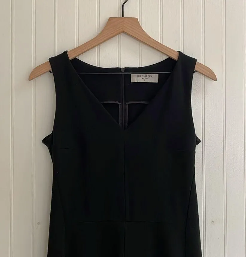 M.M. LAFLEUR The Rachel Dress Sleeveless V-Neck Sheath BLD in Black Size 8 - Image 7