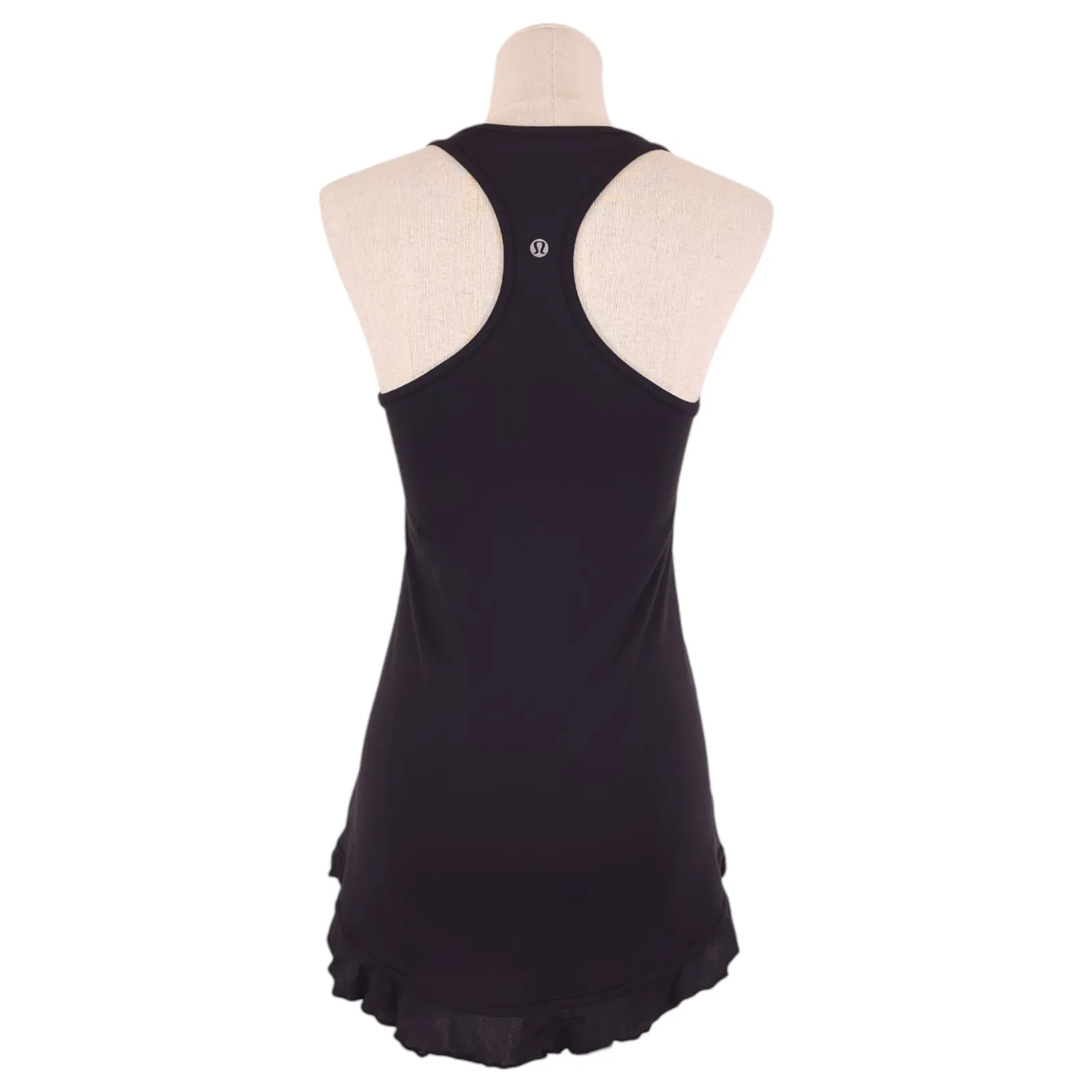 Lululemon Cool Racerback Ruffled Up Black Sz 6 - Image 3