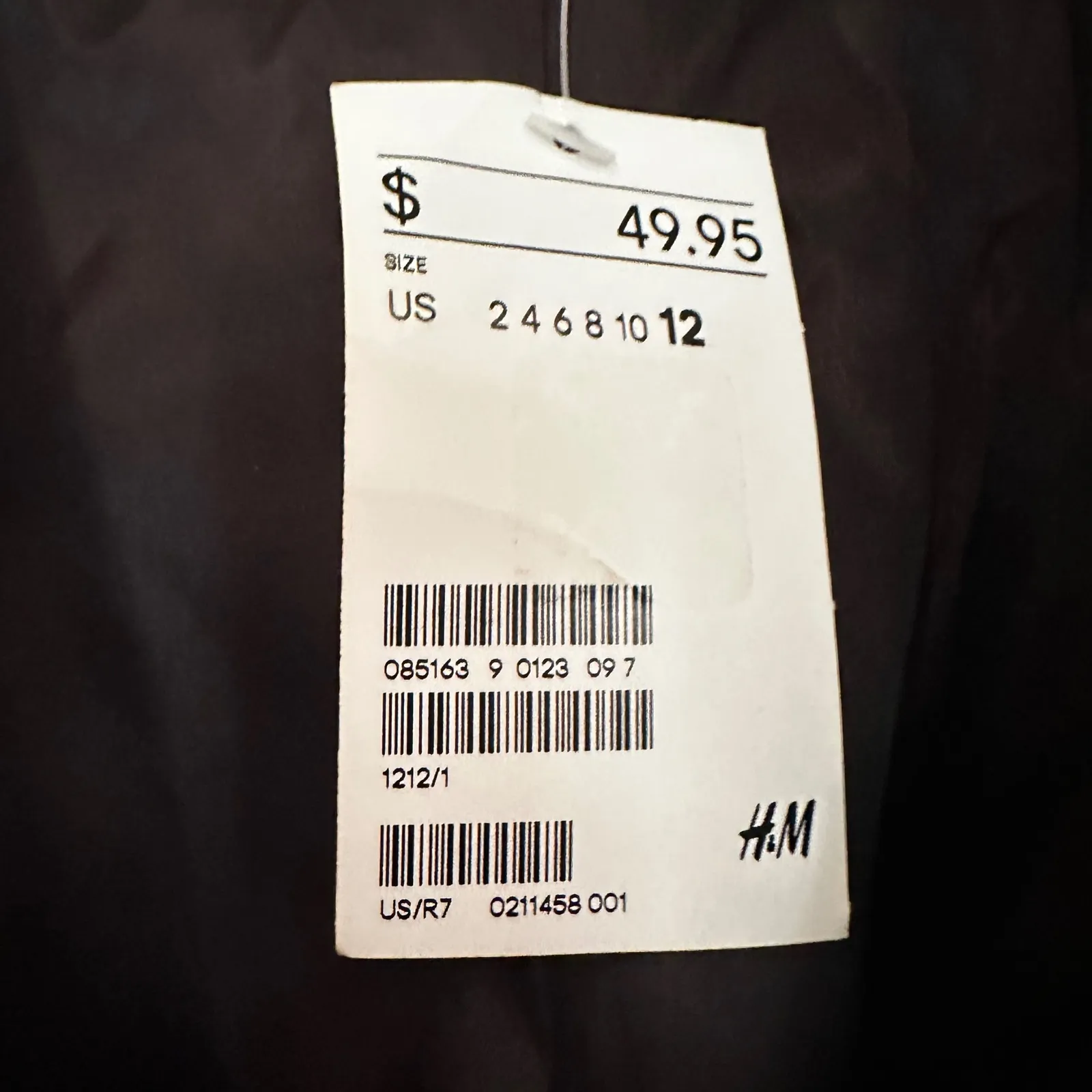 H&M‎ Animal Print Blazer Women's 12 Black White Career Y2K Classic Cropped NWT - Image 3