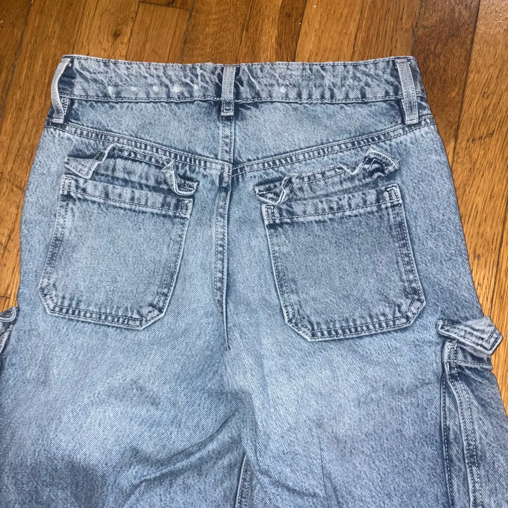 garage women’s baggy cargo jeans - Image 7