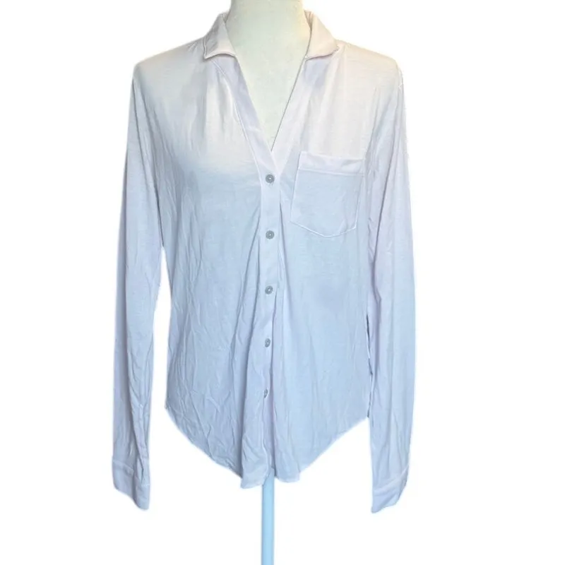 Stio Women’s Divide™ Long Sleeve Shirt – Dawn Hue Heather – NWT (Medium) Pink - Image 2