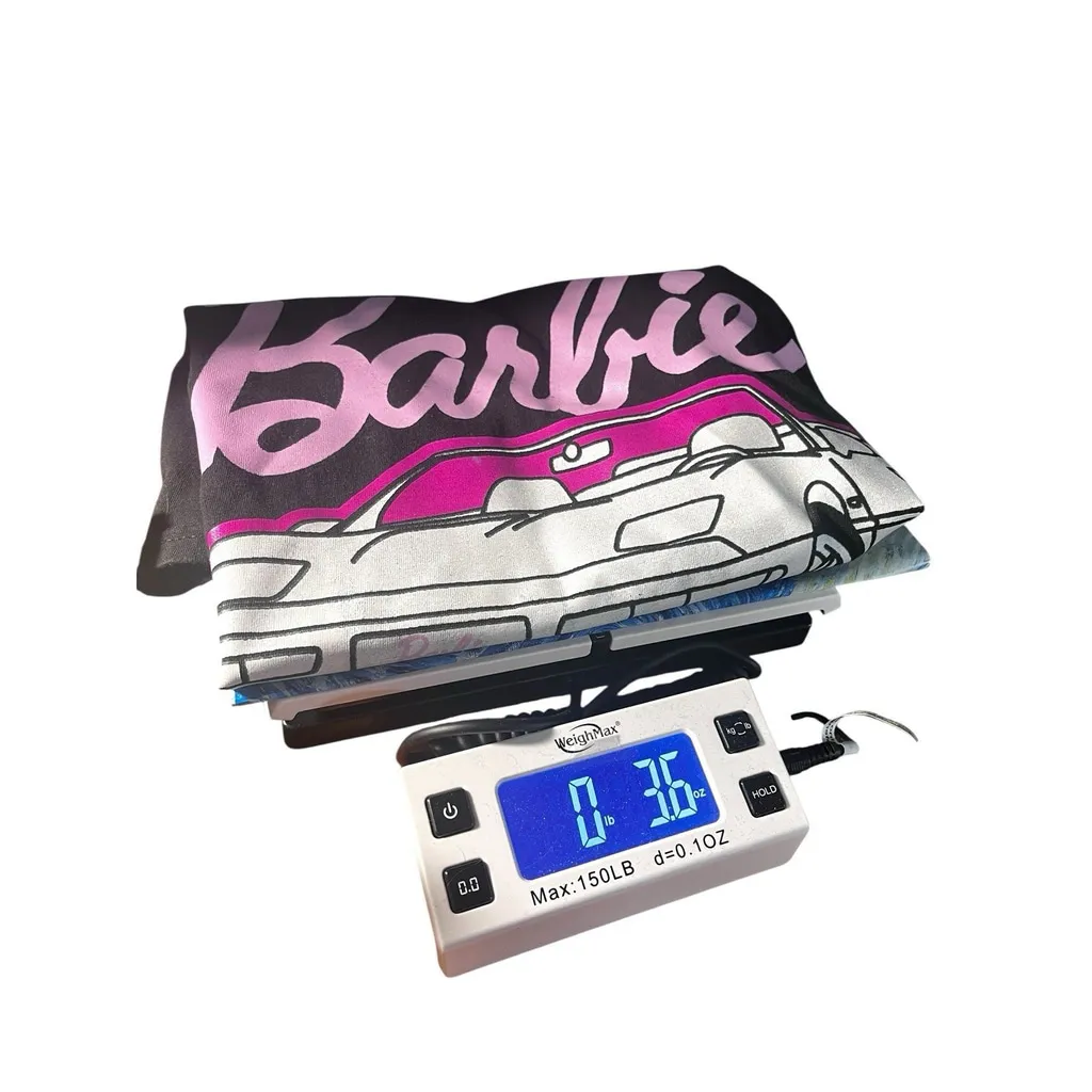 Barbie Convertible Dream Car Graphic Black T Shirt Size Small Barbiecore Fandom‎ - Image 7