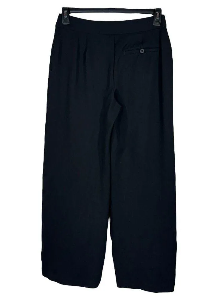 SPANX Medium Wide Leg Ponte Pants Pull-On Stretch Hi-Rise Elastic Waist Black - Image 3