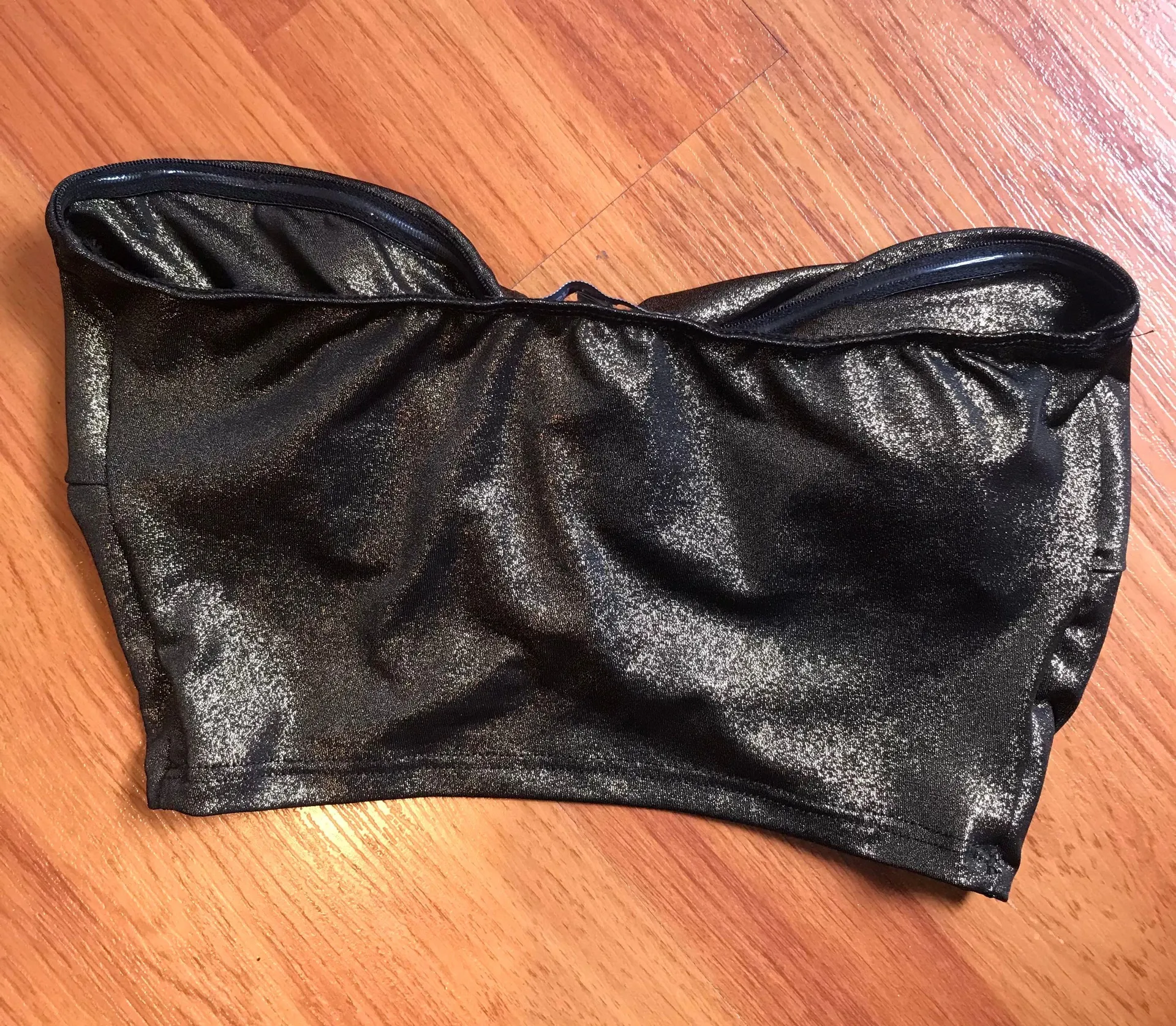 Gold Crop Twist Top - Image 4