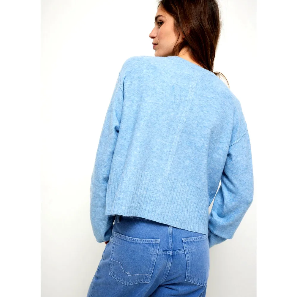 Free People Luna Cardigan Clouds Heather Size L - Image 3