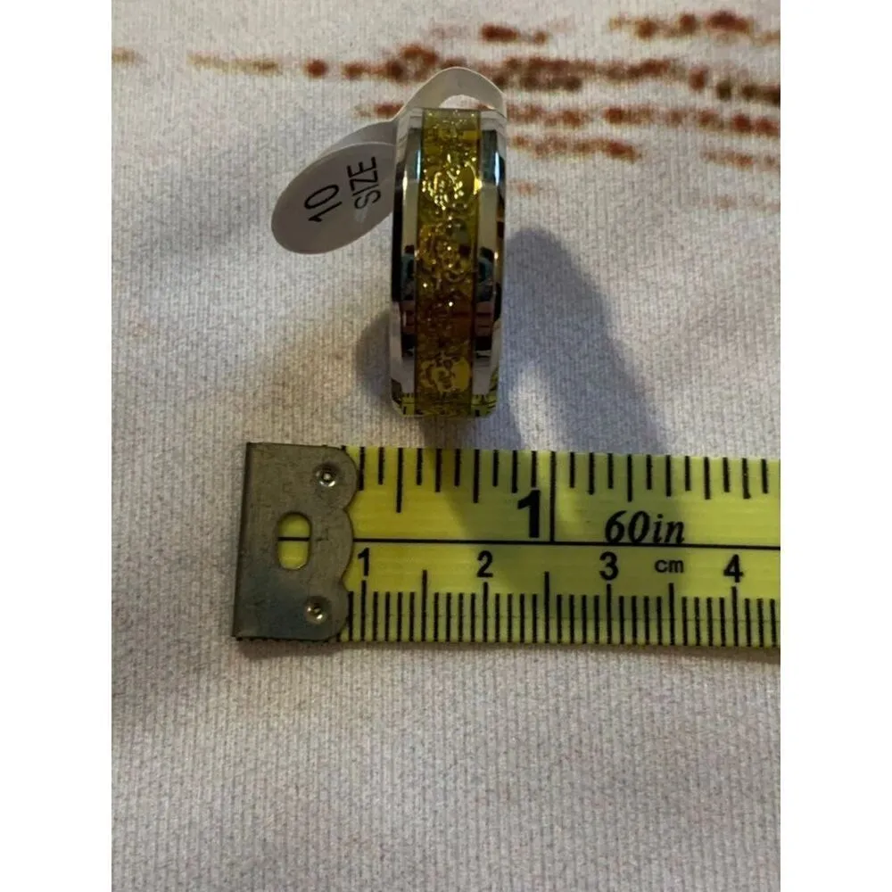 Skull ring size 10 Silver - Image 3