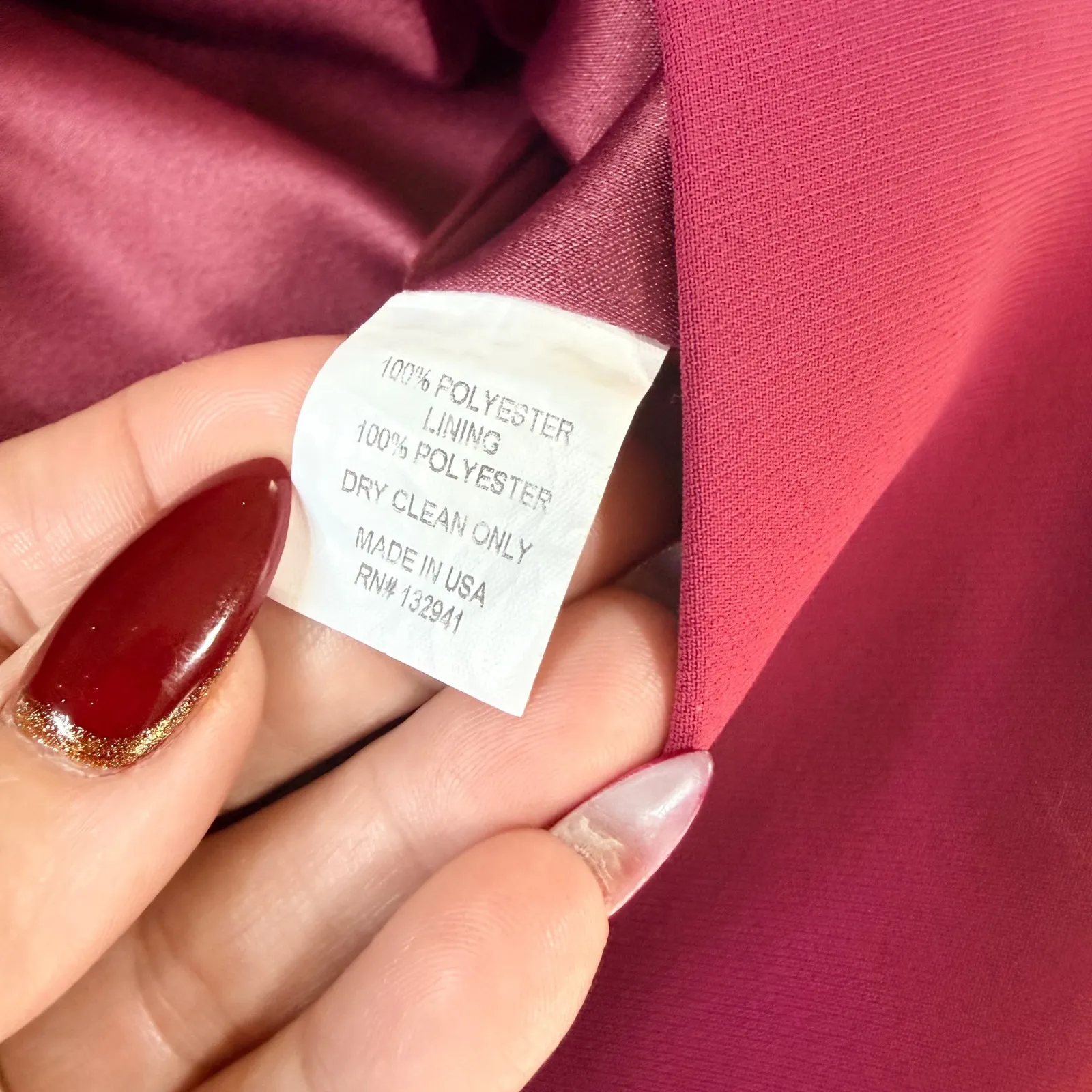 Amanda Uprichard Gracie Blazer Double Breasted Dress Fuchsia Berry Petite Short - Image 7