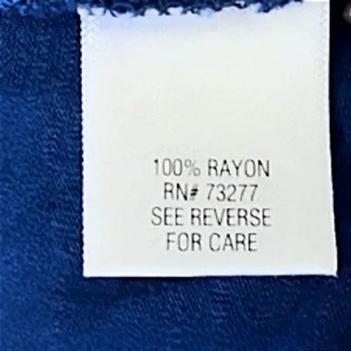 APT 9 Women Blue Cold Shoulder Embellished Short Sleeve T-Shirt Top Size S - Image 6