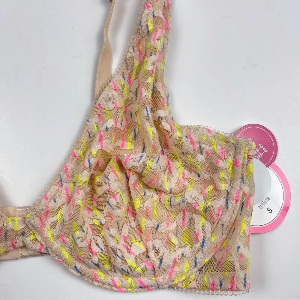 Lace Bralette Bra Size S - Image 4