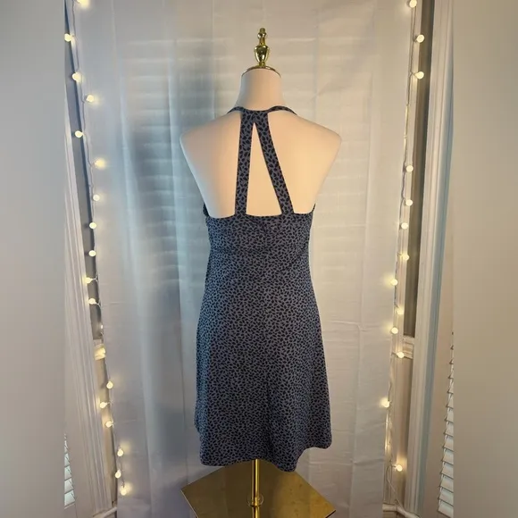 Eddie Bauer  Blue Backless Halter Dress - Image 2