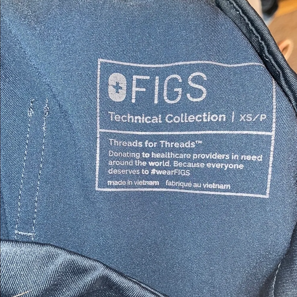 Navy fig Blue Jogger Pants fig pants XS Zamora tapered pants nurse scrubs doctor - Image 9