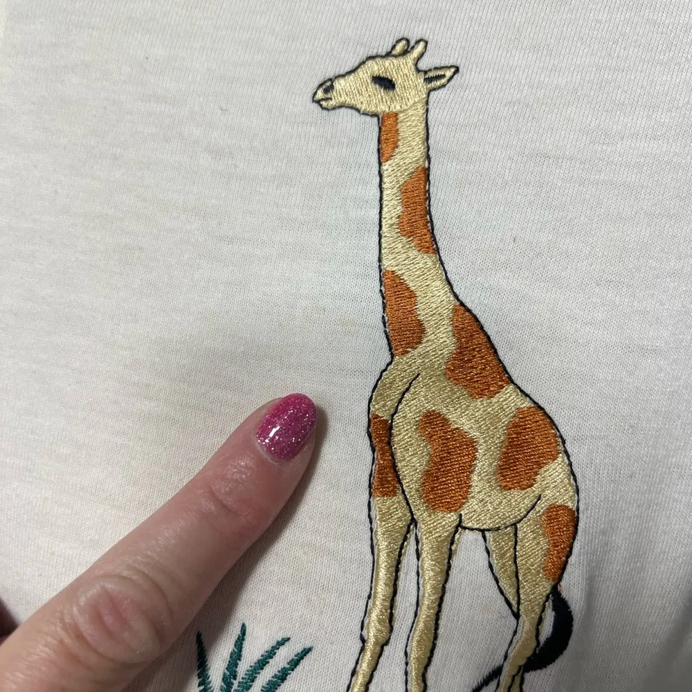 African Safari Shirt 1X White - Image 3