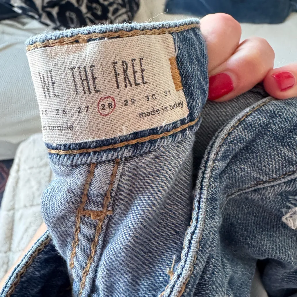 free people wide leg jeans - Image 2