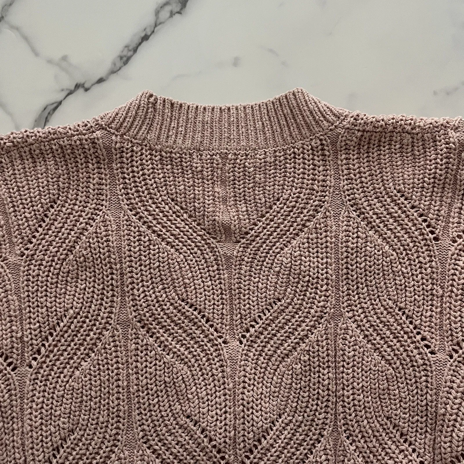 Madewell Hillview Cardigan Sweater in Wisteria Dove Sz Medium Cottage Core Chic - Image 8