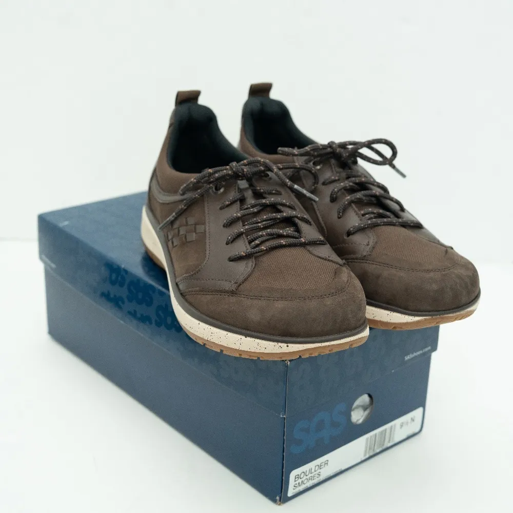 SAS Boulder Lace Up Sneaker 9.5 Narrow Brown - Image 2