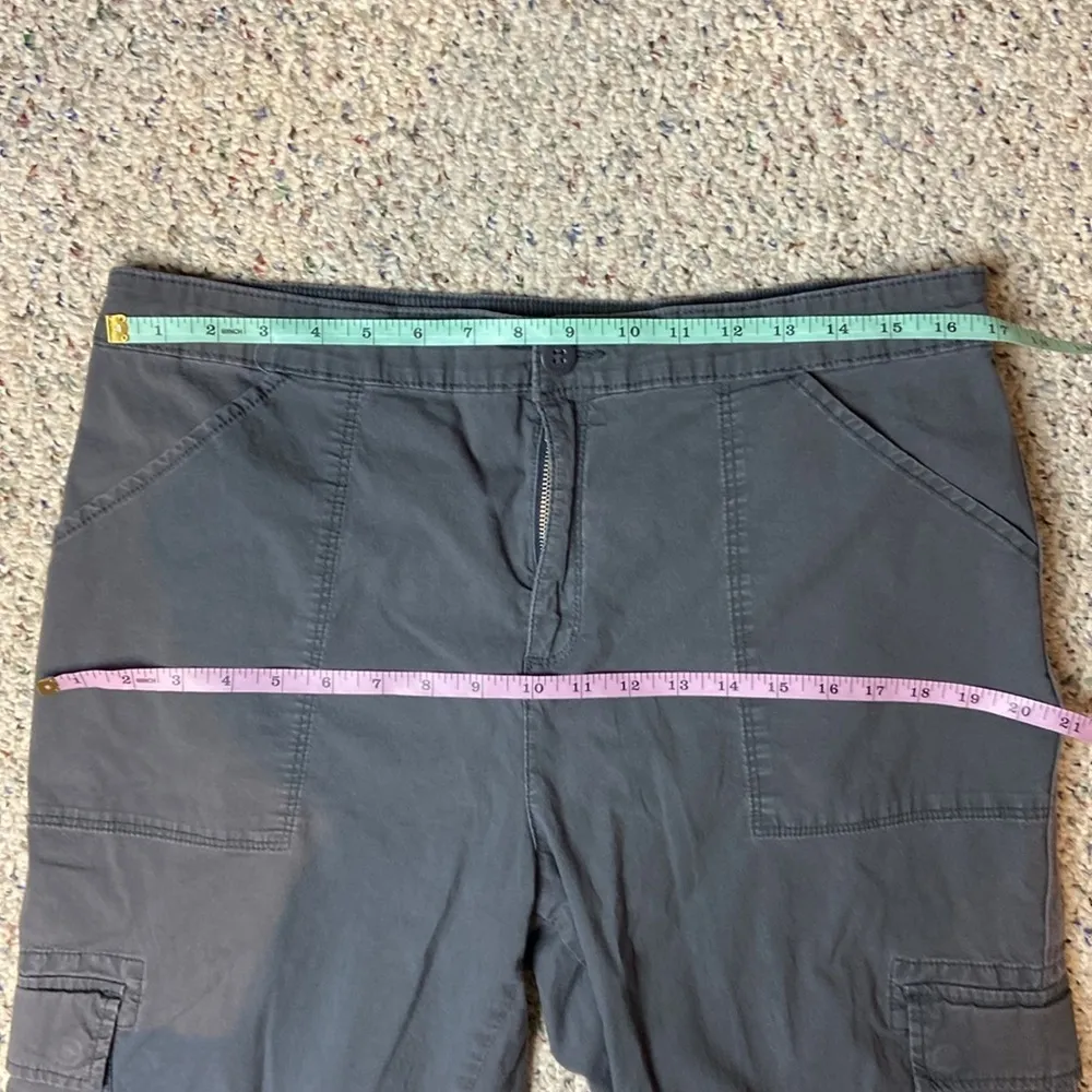 Social Standard by Sanctuary Scout Poplin Cargo Jogger Gray Casual Pants Sz XXL - Image 9