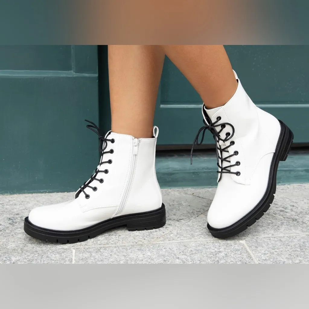 Levi strauss & co Girl Vegan Leather Platform Boot Size 5.5. New w/out box - Image 5