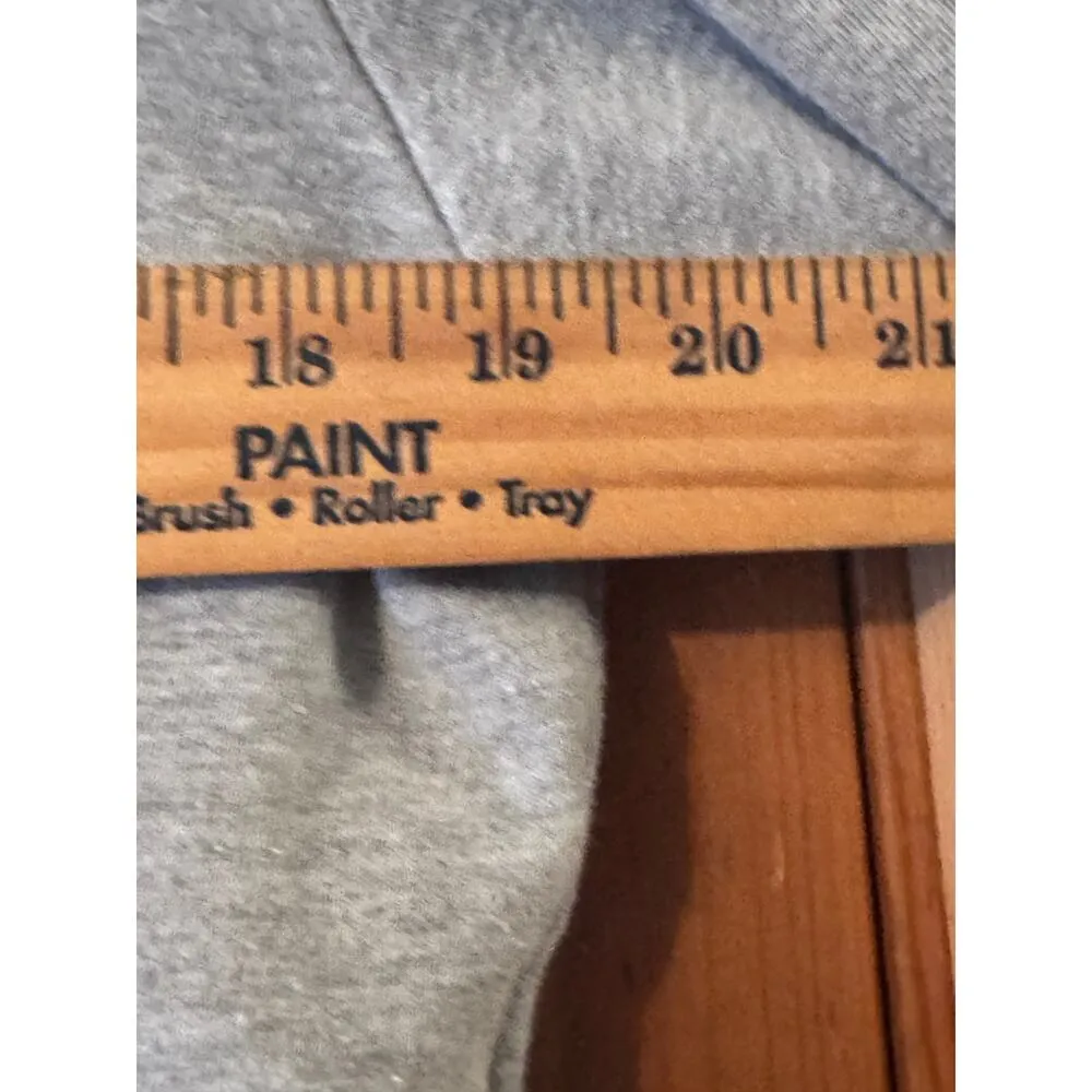 Vintage North Face asymmetrical zip heavy-weight sweatshirt, outdoor camping L - Image 4