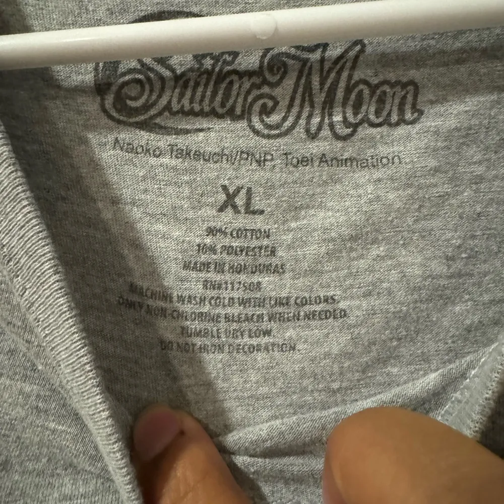 Sailor Moon Luna Cat Galaxy Japanese Anime Gray Tshirt - Image 3