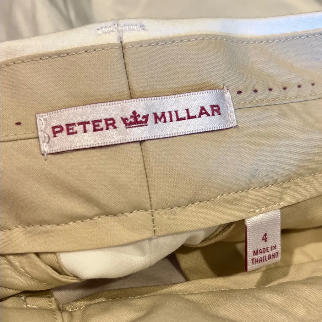 Peter‎ Millar Women's off white Bermuda golf Shorts 4 - Image 3