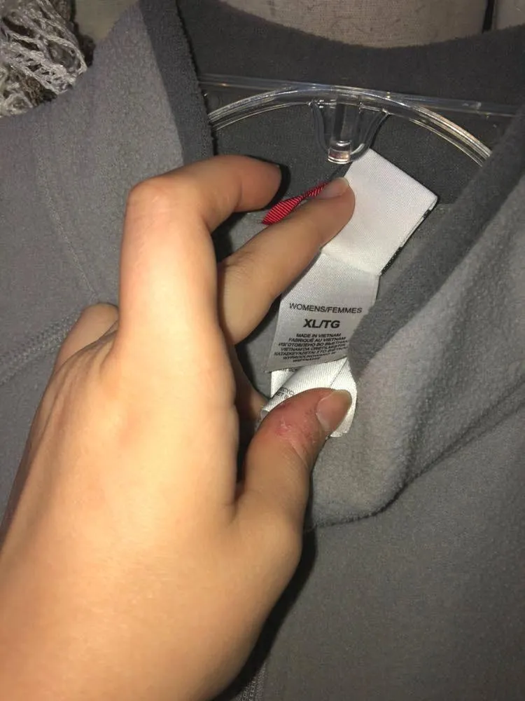 Grey Fleece Zip Up Jacket  - Image 5