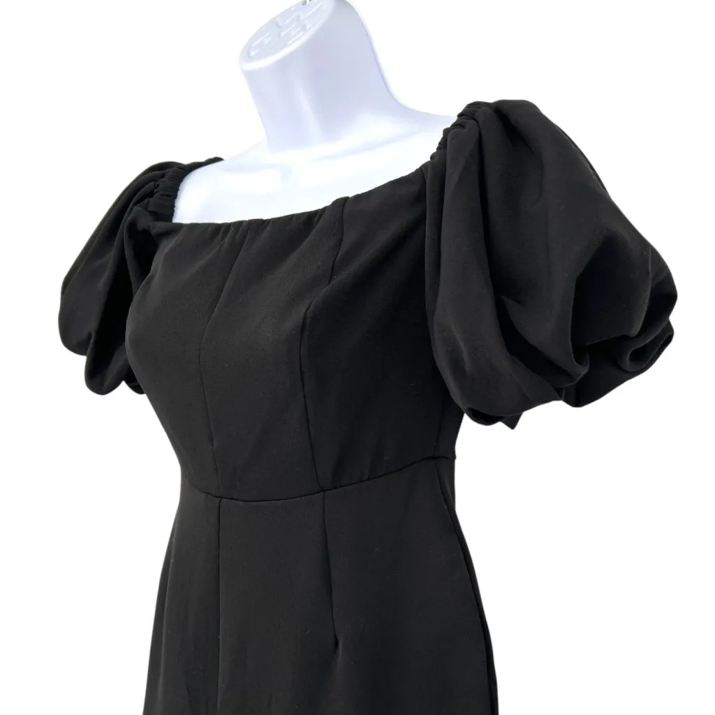 Sam Edelman Womens Black Puff Sleeve Jumpsuit Size 0 NWT - Image 5