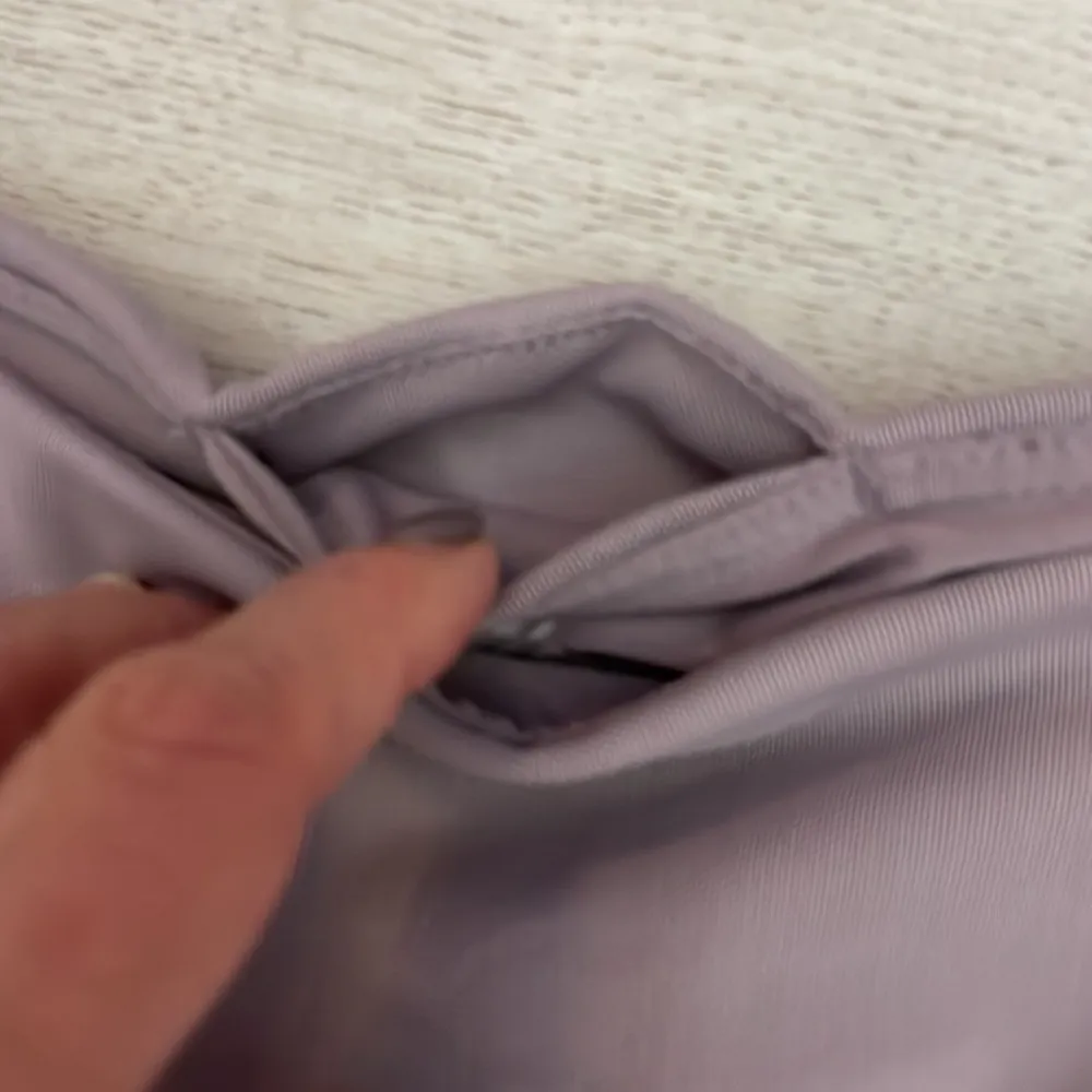 RBX Lavender High Waist Cropped Leggings with Back Inside Pocket Size Medium - Image 7