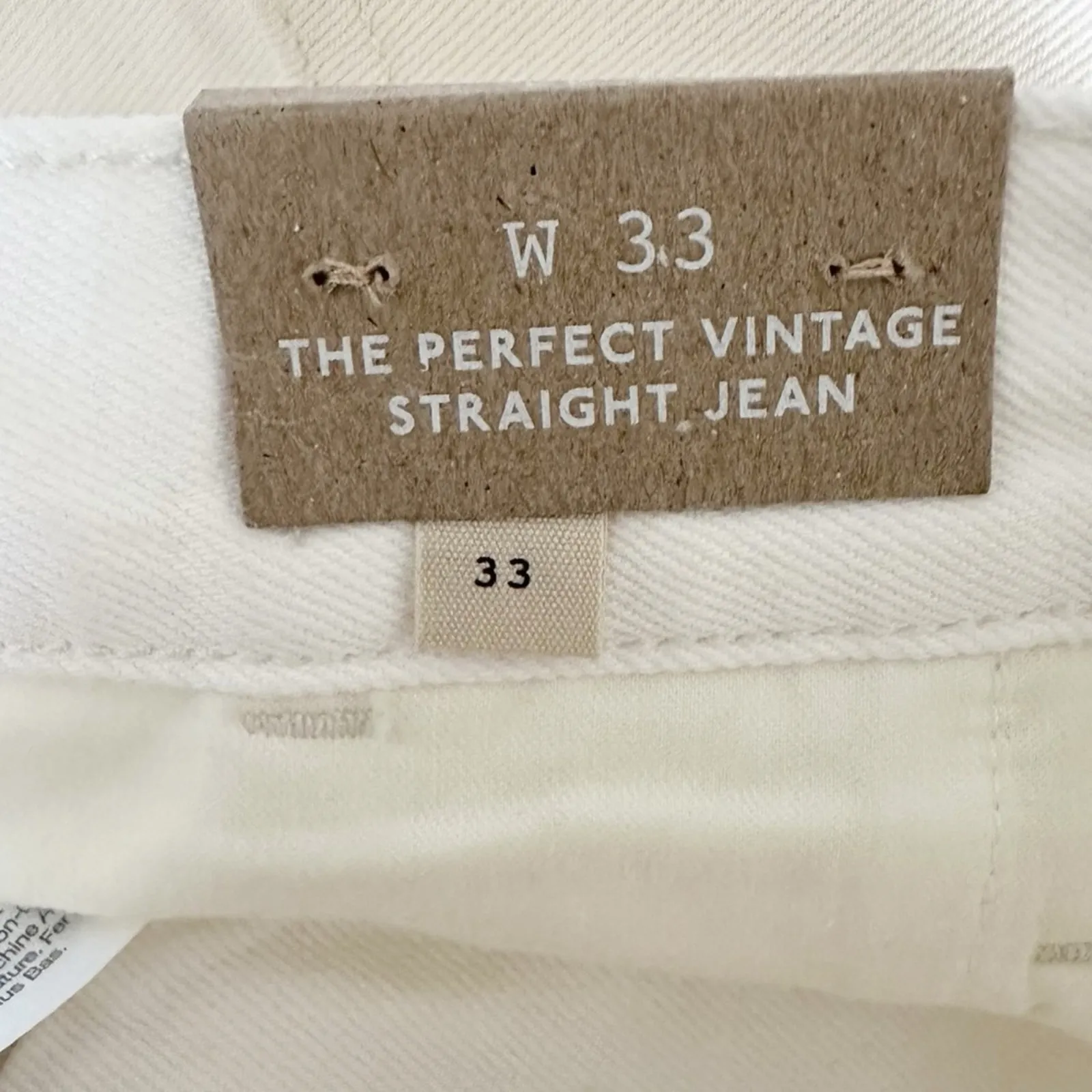 Madewell The '90s Straight‎ Jean: Two-Tone Workwear Edition Size 33 - Image 9