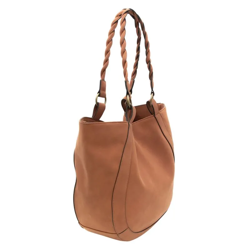 Universal Thread Women's Hobo Tote Bag in Brown Faux Leather - Image 3