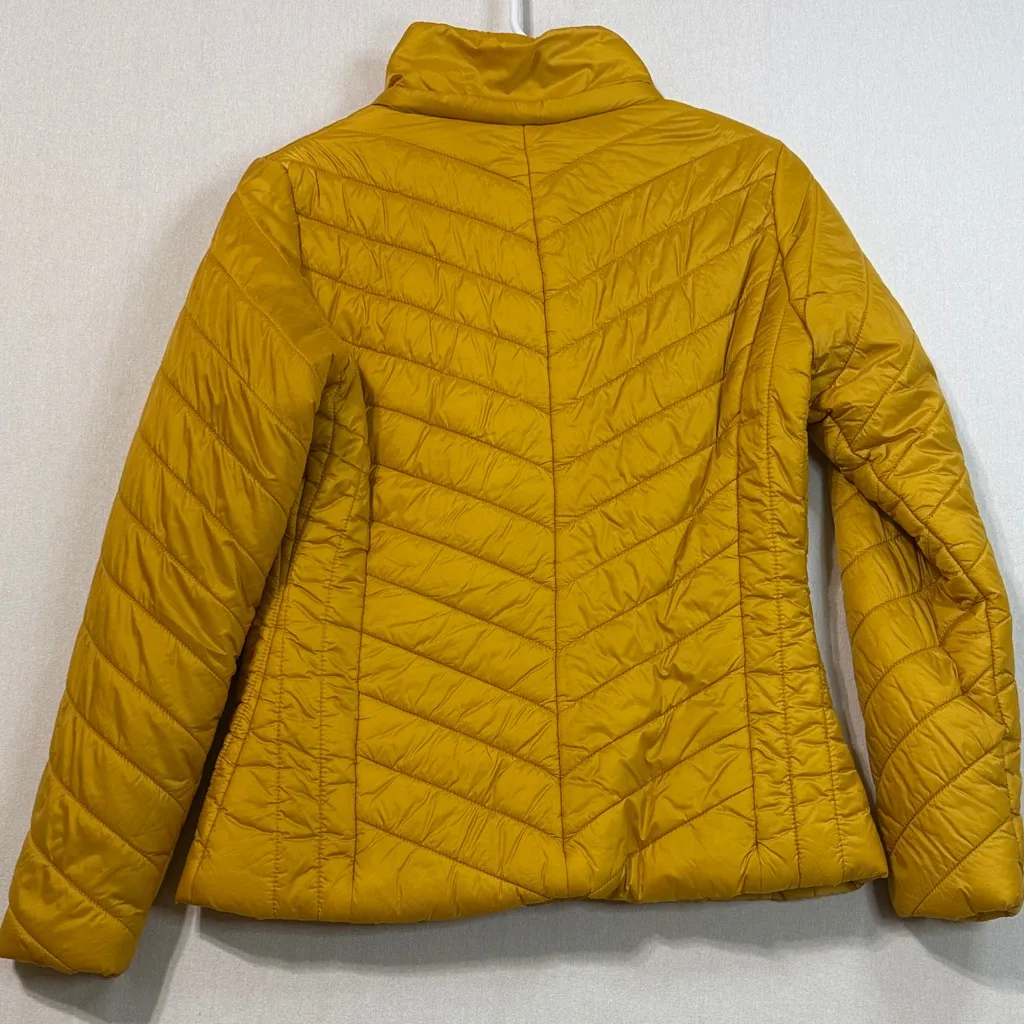 F&F Women's Mustard Puffer Jacket - Image 8