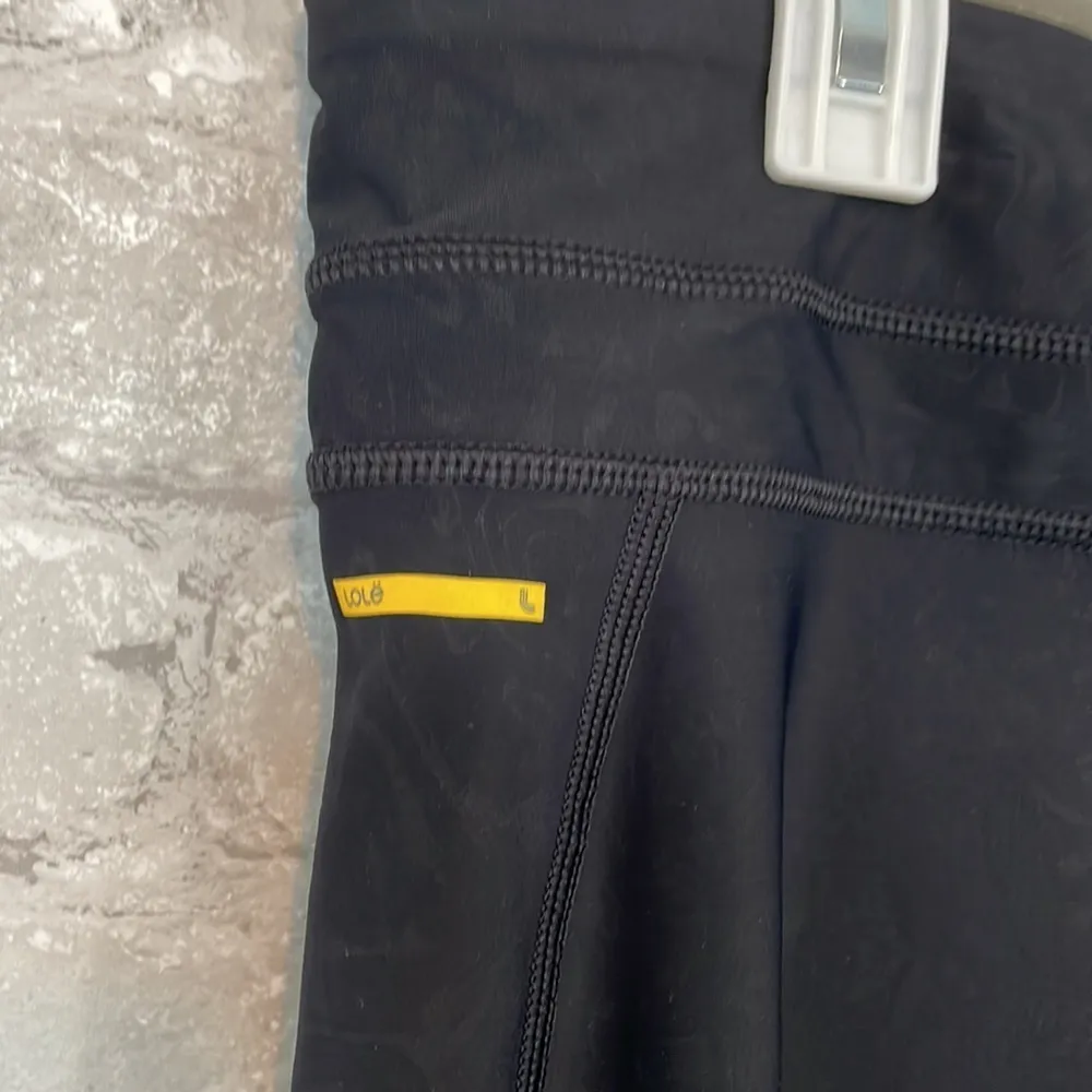 Lole Black Print Cropped Leggings - Image 2