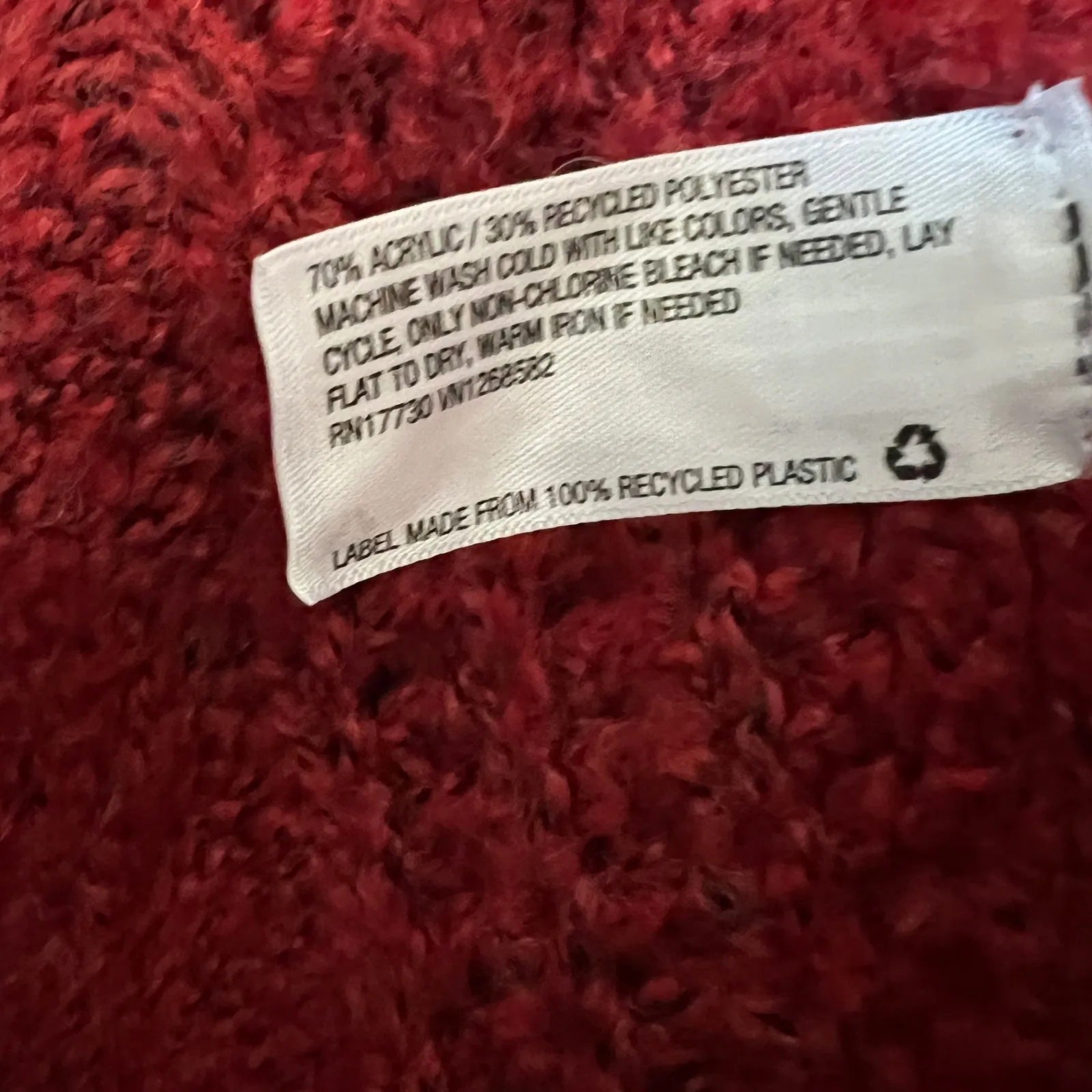 Universal Threads Universal Thread Women's Plus Size Red Cable Knit Crewneck Sweater - 3X - NWT - Image 9