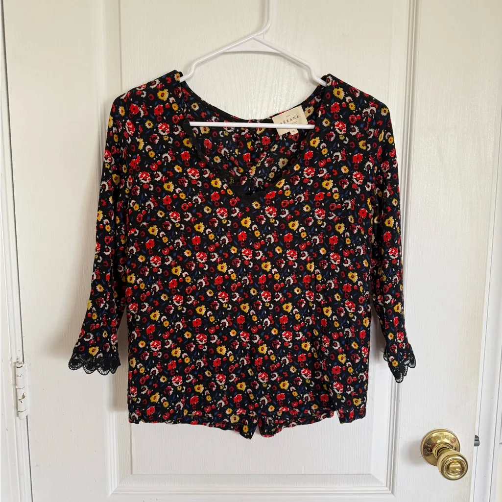Sèzane Marina Floral Blouse - Image 3