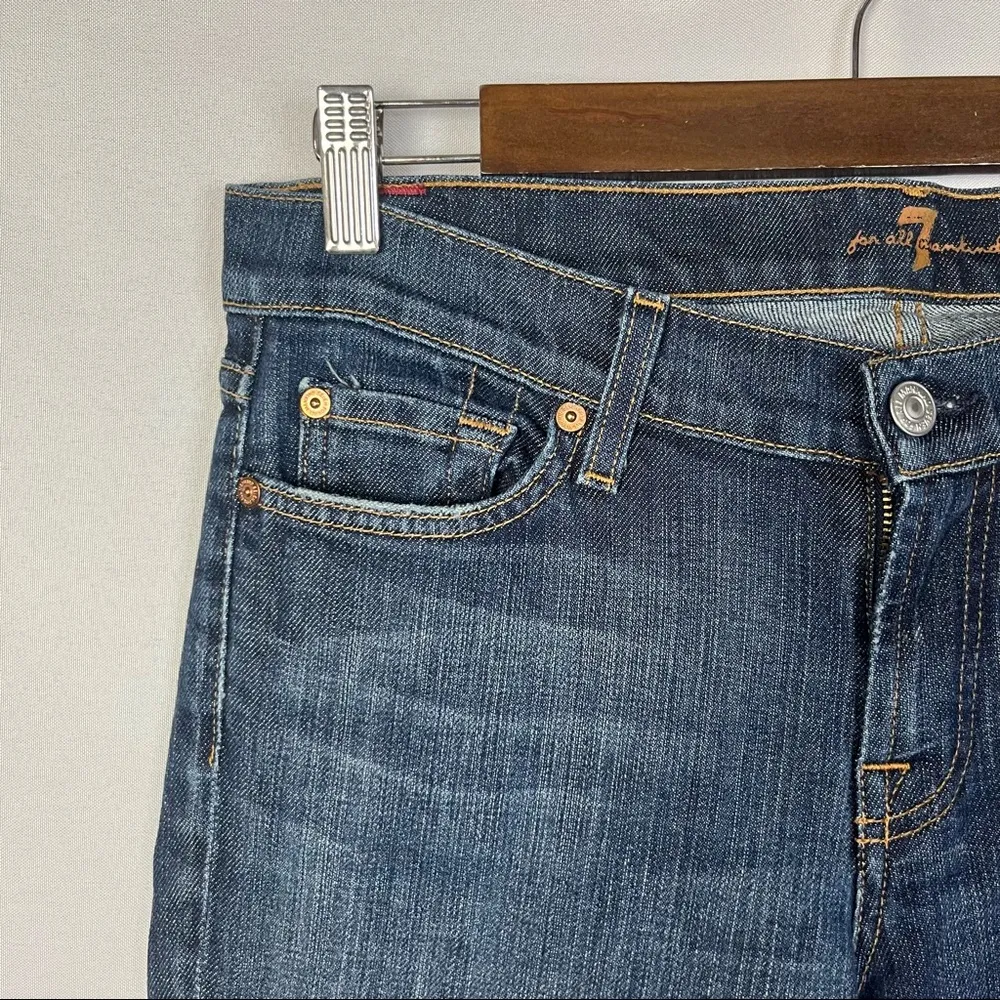 7 For All Mankind Dark Wash Y2K Bootcut Jeans 29 - Image 23
