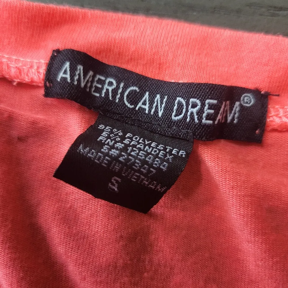 American dream long sleeve shirt Size small women's - Image 2