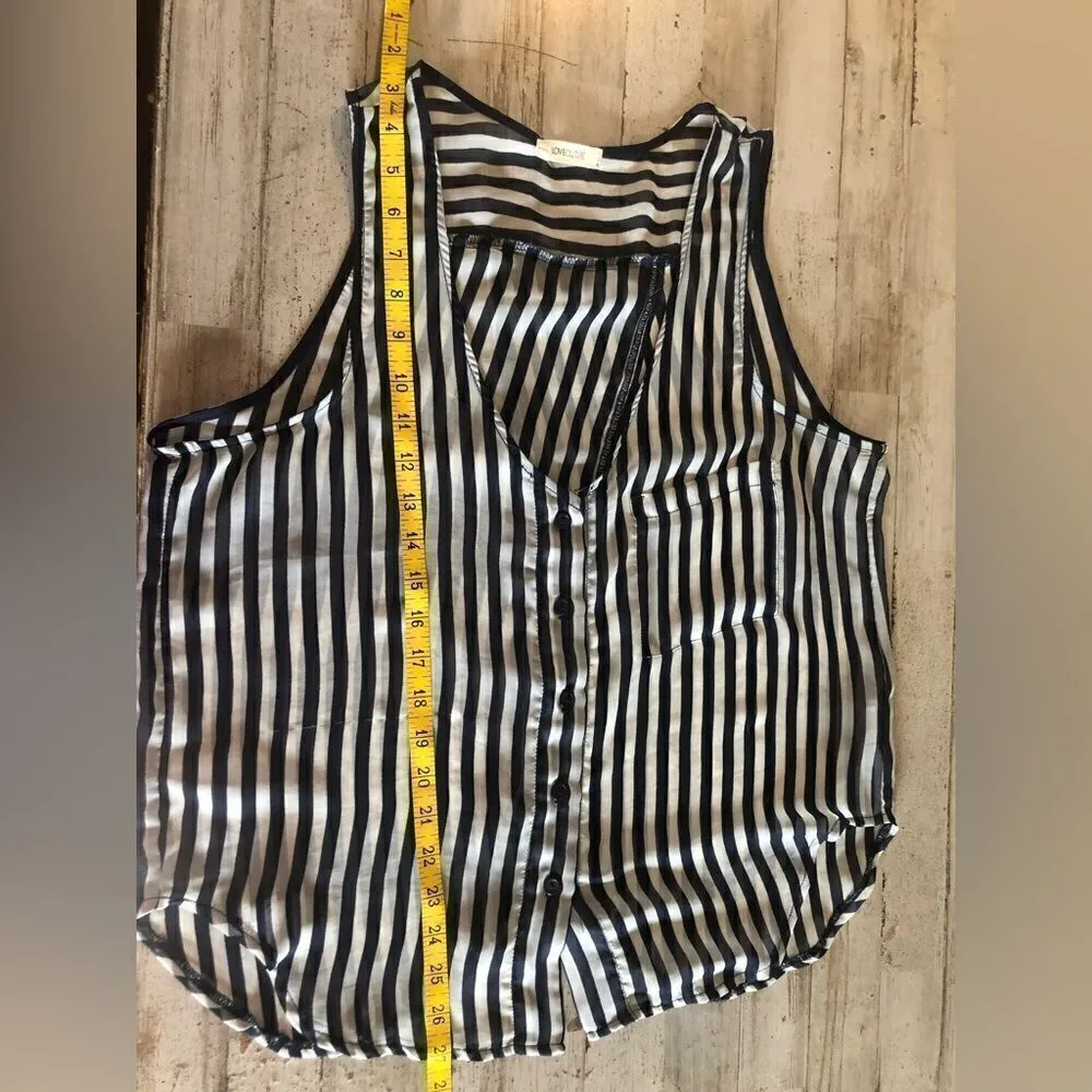 💕5️⃣for $25 Love culture sheer open back top - Image 7