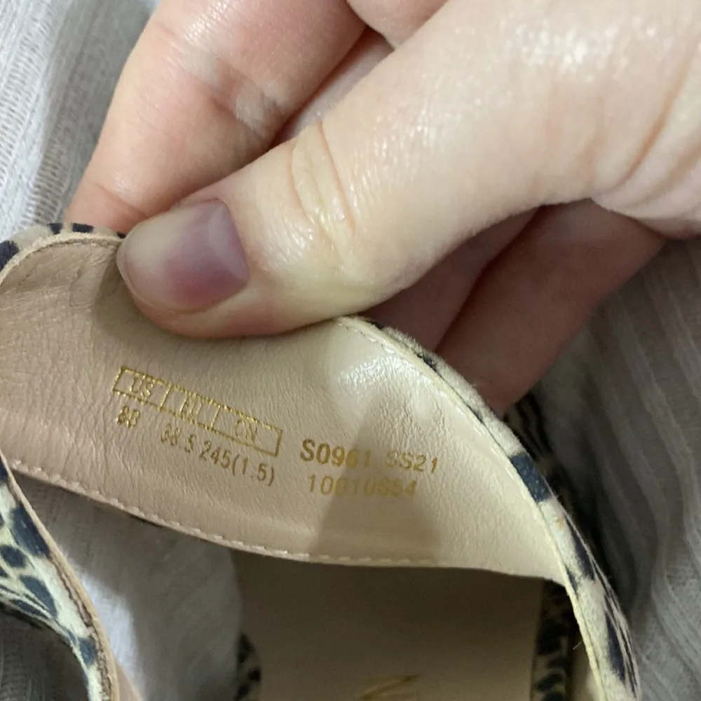 New Stuart Weitzman Lyla 75 cheetah print suede mule high-heel sandals size 8 - Image 10