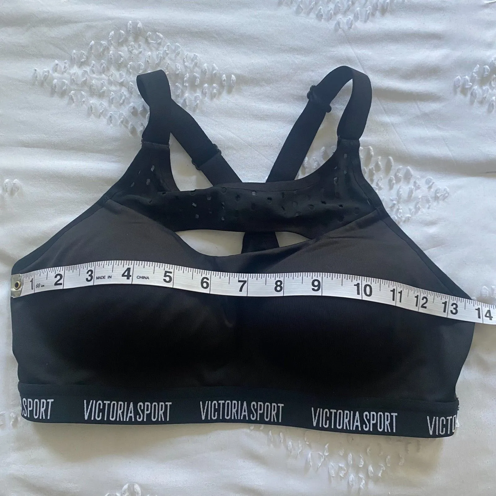 Victoria's Secret Sport Bra Women's Size S Black  Sportwear Athleisure - Image 5