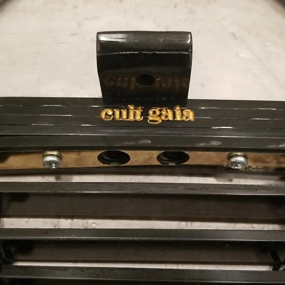 💕CULT GAIA💕 Lillith Bag ~ Acrylic Mini Top Handle Bag Collapsible Gray Marble - Image 14