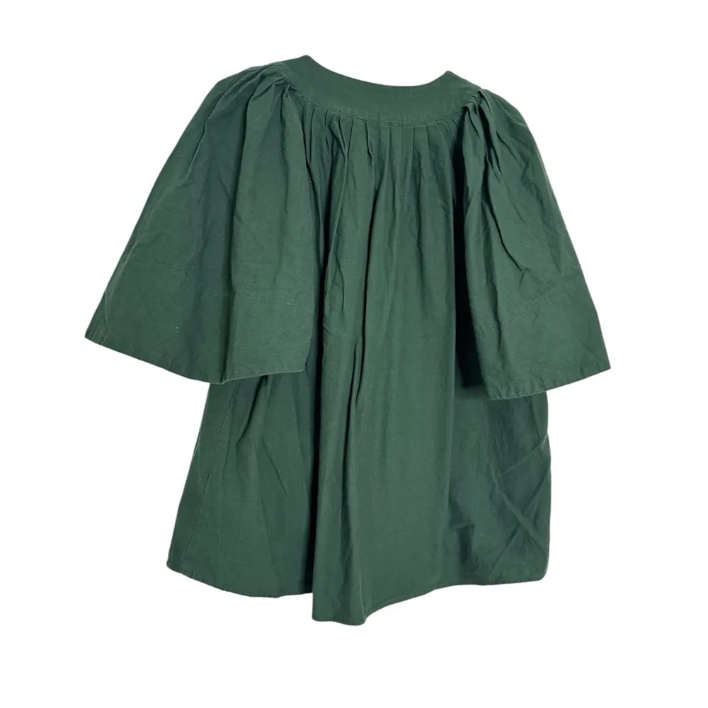 Tuckernuck Pomander Place Green Tunic Top Size M - Image 4