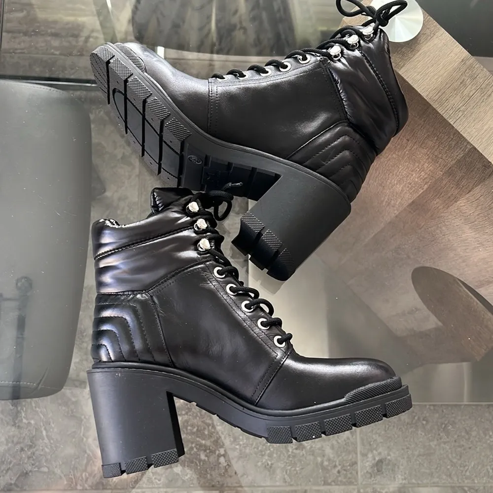 Marc Fisher LTD Velima Mixed Media Bootie in Black, Size 7.5 NEW - Image 12