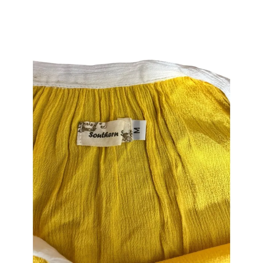 Southern Stitch Women's Yellow Lightweight Top - Image 5