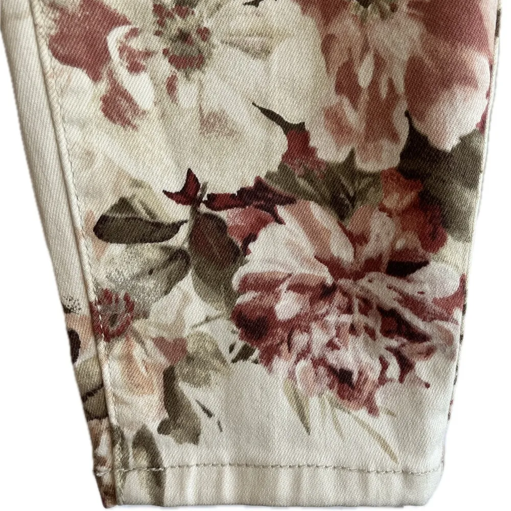 Buffalo David Bitton Floral High Rise Soft Stretch Havana Ankle Skinny Jeans, 6 - Image 5