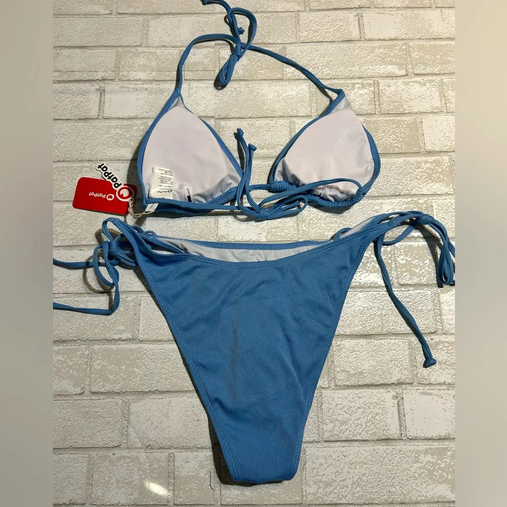 PatPat Blue Bikini Set Size XL - Image 3
