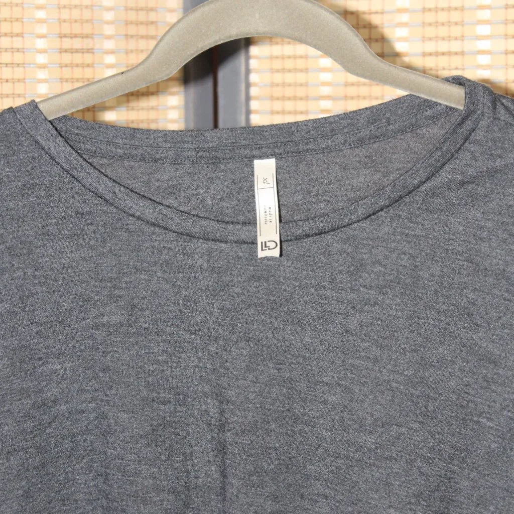 LLD Charcoal Short Sleeve Twist - Image 3