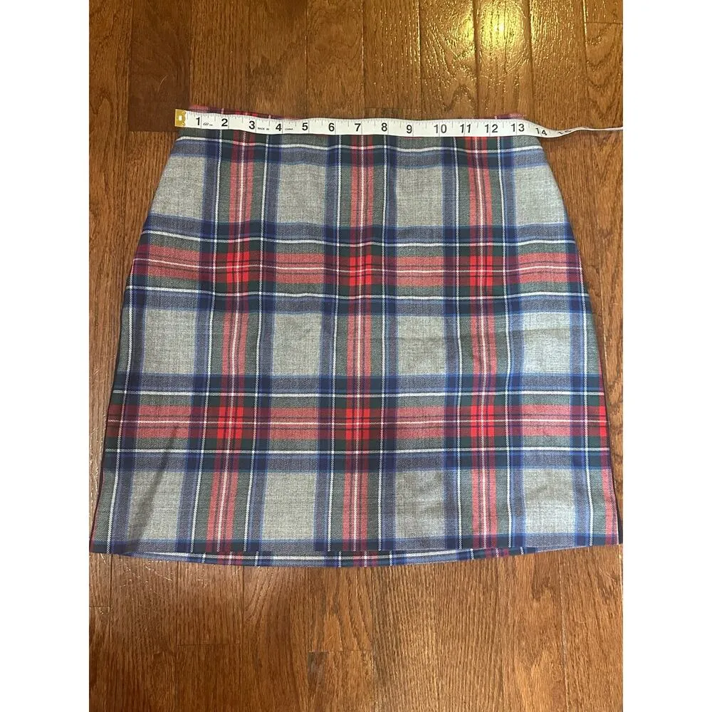 NWT | Vineyard Vines | SZ.00 | Plaid USA Blackwatch Postage Stamp Skirt School - Image 3