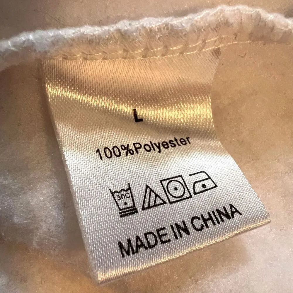 Unisex Adults Graphic Print Sweatshirt Pullover Positivity Energy Healer White Size L - Image 4