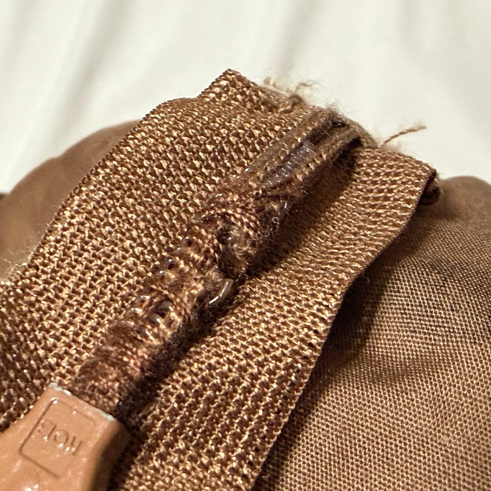 Petal & Pup Polka Dot Midi Dress Brown Pinup Retro Size Large - Image 13