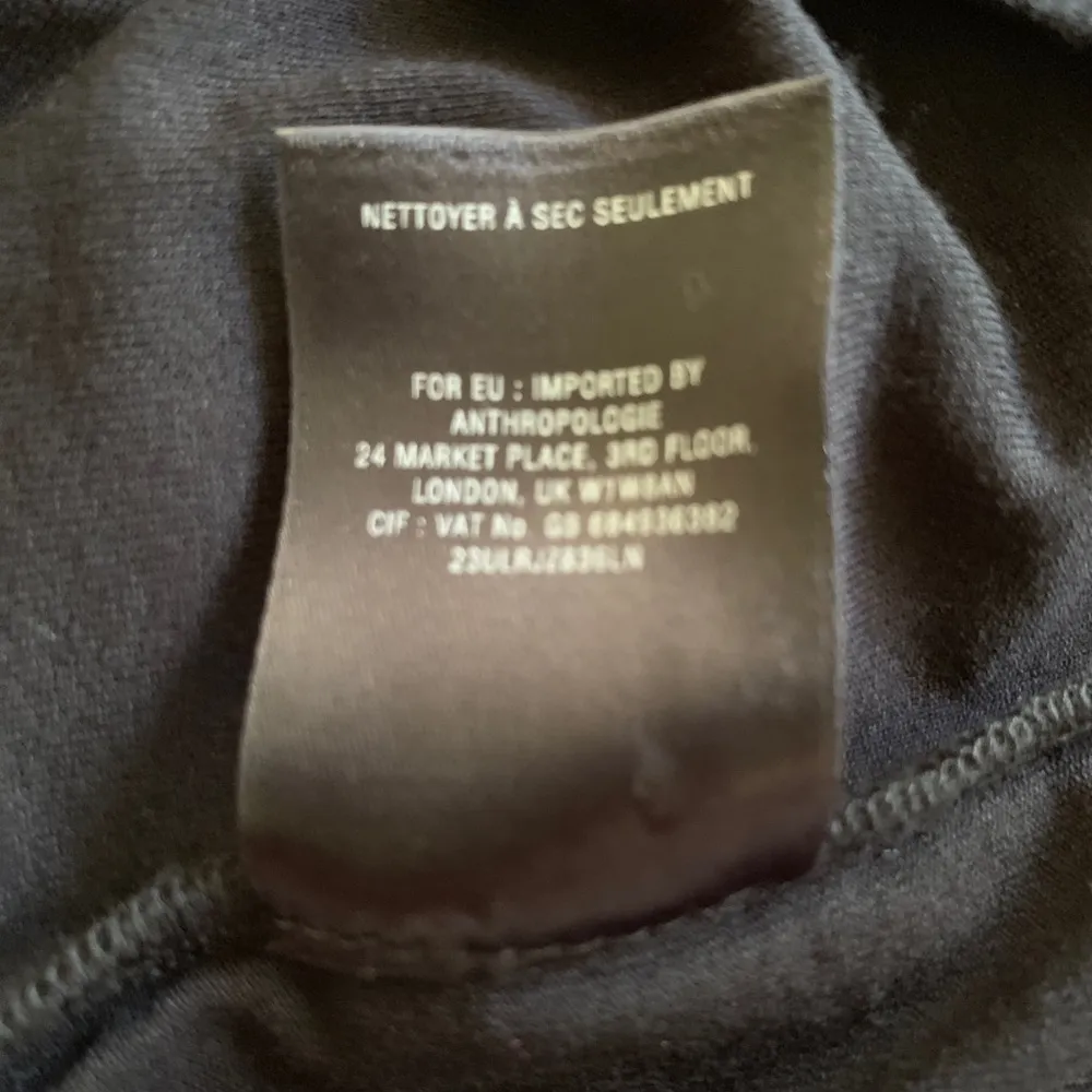 Anthropologie Leifnotes Divergent Black dress small S New NWT RARE HTF GORGEOUS - Image 7